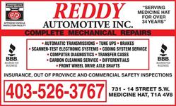 Reddy Automotive Inc, Medicine Hat, AB opening hours
