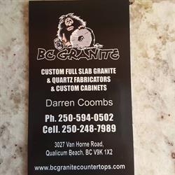 BC Granite & Quartz Countertops, Qualicum Beach, BC opening hours