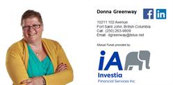Donna Greenway Investia Financial Services Inc., Fort St. John, BC opening hours