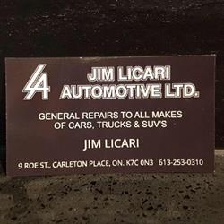 Jim Licari Automotive, Carleton Place, ON opening hours