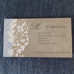 L Esthétique, Lacolle, QC opening hours