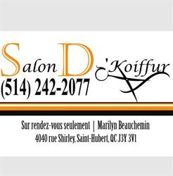 Salon D' Koiffur, Saint-Hubert, QC opening hours