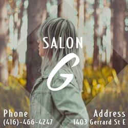 Salon G Rizza Hair & Spa, Toronto, ON opening hours