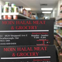 Moin Halal Meat & Grocery, Scarborough, ON opening hours