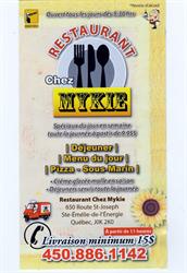 Restaurant Chez Mykie, Sainte-Émélie-de-l'Énergie, QC opening hours