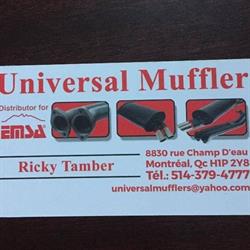 UNIVERSAL MUFFLERS INC., Montréal, QC opening hours