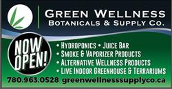 Green Wellness Botanicals & Supply Co, Stony Plain, AB opening hours