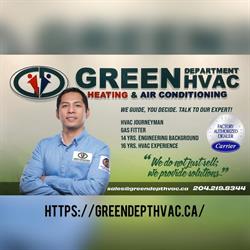 Green Department HVAC, Winnipeg, MB opening hours