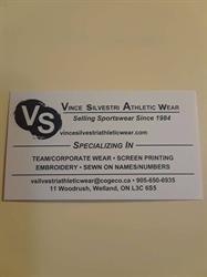 Vince Silvestri Athletic Wear, Welland, ON opening hours