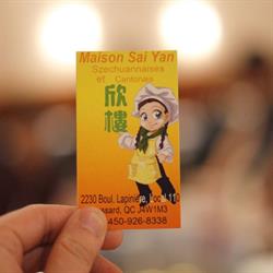 Maison Sai Yan, Brossard, QC opening hours