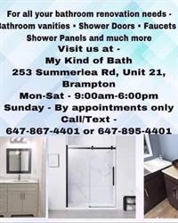 My Kind of Bath, Brampton, ON opening hours