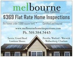 Melbourne Home Inspections, Corunna, ON opening hours