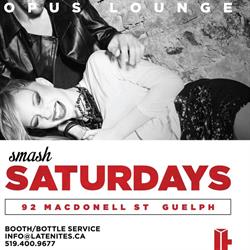 Opus Lounge, Guelph, ON opening hours