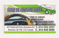 École de conduite sabra, Montréal, QC opening hours
