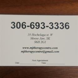 Moose Jaw Therapy Centre, opening hours