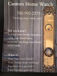 Custom Home Watch Services Inc, Edmonton, AB opening hours