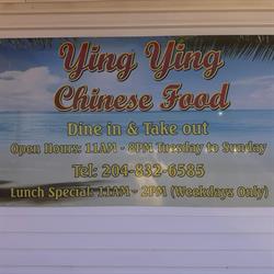 Ying Ying Chinese Food, Winnipeg, MB opening hours