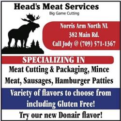 Head's Meat Services, Norris Arm Northside, NL opening hours