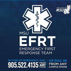 EFRT - MSU Emergency First Response Team, Hamilton, ON opening hours