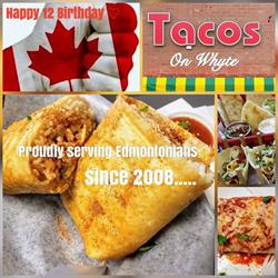Tacos On whyte, Edmonton, AB opening hours