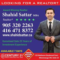 Shahid Sattar - Mississauga Real Estate Agent, opening hours
