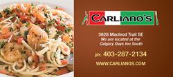 Carlianos, Calgary, AB opening hours