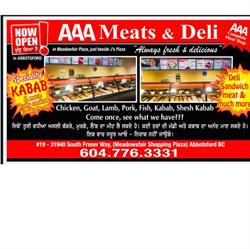 AAA Meats and Deli, Abbotsford, BC opening hours