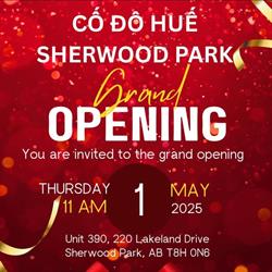 Co Do Hue, Edmonton, AB opening hours