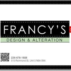 Francy's Design & Alteration, London, ON opening hours