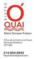 Bistro O’Quai, Montréal, QC opening hours