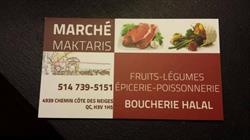 Marché Maktaris, Montréal, QC opening hours