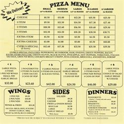 Cyprus Pizza, London, ON opening hours
