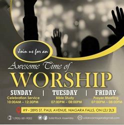 RCCG Solid Rock Assembly, Niagara Falls, ON opening hours
