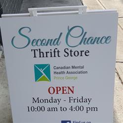 Second Chance Thrift Store, Prince George, BC opening hours