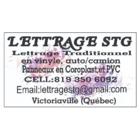 Lettrage STG, Victoriaville, QC opening hours