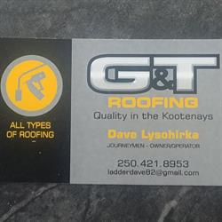 G&T Roofing, Cranbrook, BC opening hours