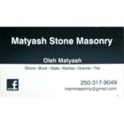 Matyash Stone Masonry, Vernon, BC opening hours