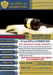 Law Office of Snober Naz, Ajax, ON opening hours