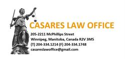 Casares Law Office, Winnipeg, MB opening hours