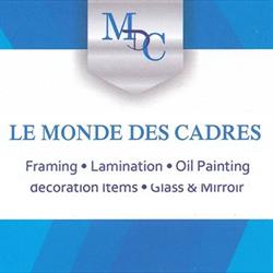 Encadrement Ville St-Laurent - Le Monde des Cadres, Saint-Laurent, QC opening hours