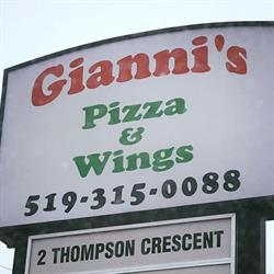 Gianni’s Pizza & Wings, Erin, ON opening hours