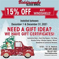 Biddiscombe Glass Bros, Westlock, AB opening hours