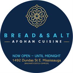 Bread and Salt Afghan Cuisine, Mississauga, ON opening hours