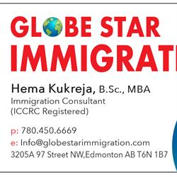 GLOBE STAR Immigration Services Ltd, Edmonton, AB opening hours