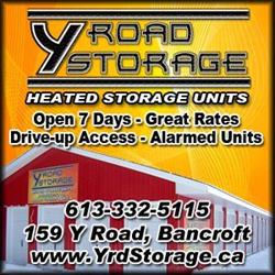 Y Rd Storage, Bancroft, ON opening hours