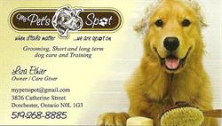 My Pet's Spot, Dorchester, ON opening hours