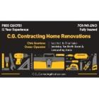C.G. Contracting Home Renovations, Elliot Lake, ON opening hours