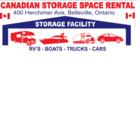 Canadian storage space rental, Belleville, ON opening hours