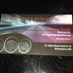 Terry's Automotive Repairs INC, Brampton, ON opening hours