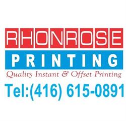 Rhonrose Printing, Scarborough, ON opening hours